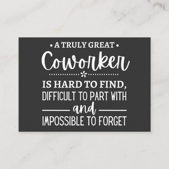 Tarjeta De Visita Un Verdaderamente Gran Corredor (Anverso)