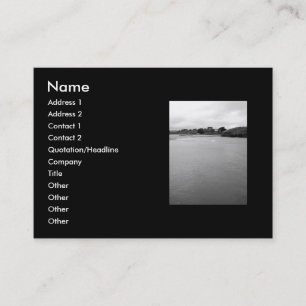 Tarjeta De Visita Una bahía tranquila en Irlanda. Cerca de Rosscarbe