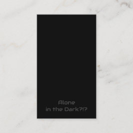 Tarjeta De Visita Una bombilla eléctrica divertida ilumina la oscuri