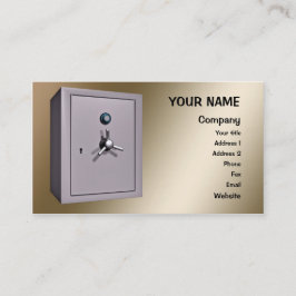Tarjeta De Visita Una 'caja fuerte'