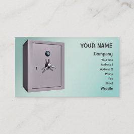 Tarjeta De Visita Una 'caja fuerte'