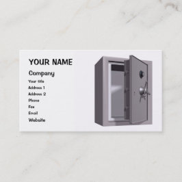 Tarjeta De Visita Una 'caja fuerte'