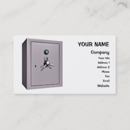 Tarjeta De Visita Una 'caja fuerte'