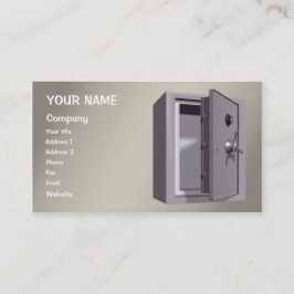 Tarjeta De Visita Una 'caja fuerte'