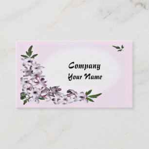 Tarjeta De Visita Una floral lista para personalizar
