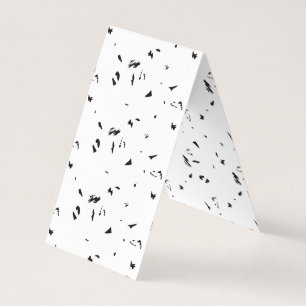 Tarjeta De Visita una foto en blanco y negro de un rebaño de aves