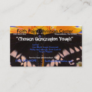 Tarjeta De Visita Una generación elegida