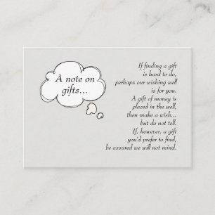 Tarjeta De Visita Una Nota De Nosotros Insertar