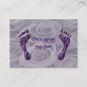 Tarjeta De Visita una vez sobre mis pies