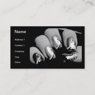 Tarjeta De Visita Uñas del diseñador