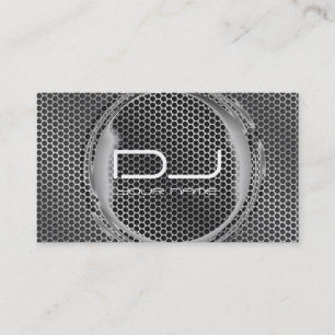 Tarjeta de visita única de DJ