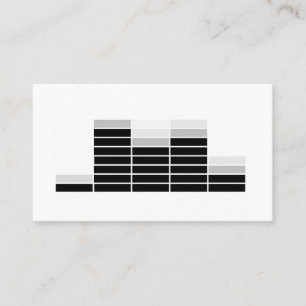 Tarjeta de visita única de DJ