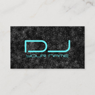 Tarjeta de visita única de DJ