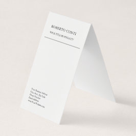 Tarjeta De Visita Único Minimalista moderno