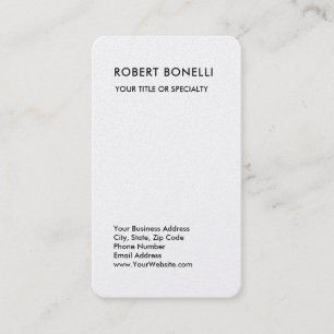 Tarjeta De Visita Único Minimalista moderno