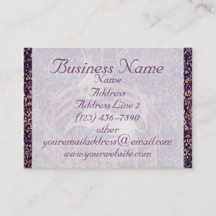 Tarjeta De Visita Unicornio del vintage en coche del negocio de la