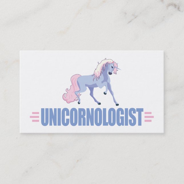 Tarjeta De Visita Unicornio personalizado (Anverso)