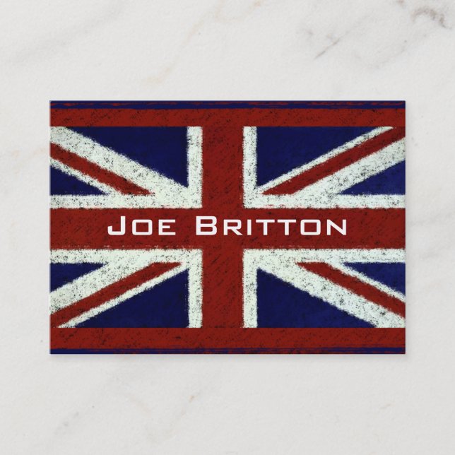 Tarjeta De Visita Union Jack (Anverso)
