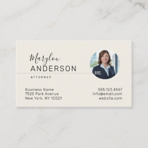 Tarjeta De Visita UNISEX profesional (FOTO INSERTA) -