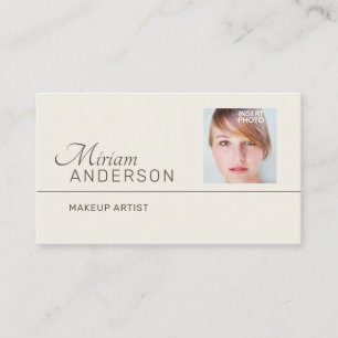 Tarjeta De Visita UNISEX profesional (INSERT DE FOTO Y LOGO) -