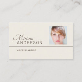 Tarjeta De Visita UNISEX profesional (INSERTAR FOTO) -