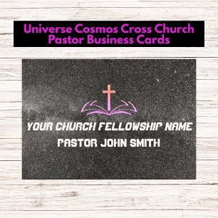 Tarjeta De Visita Universo Cosmos Tu Iglesia Cristiana