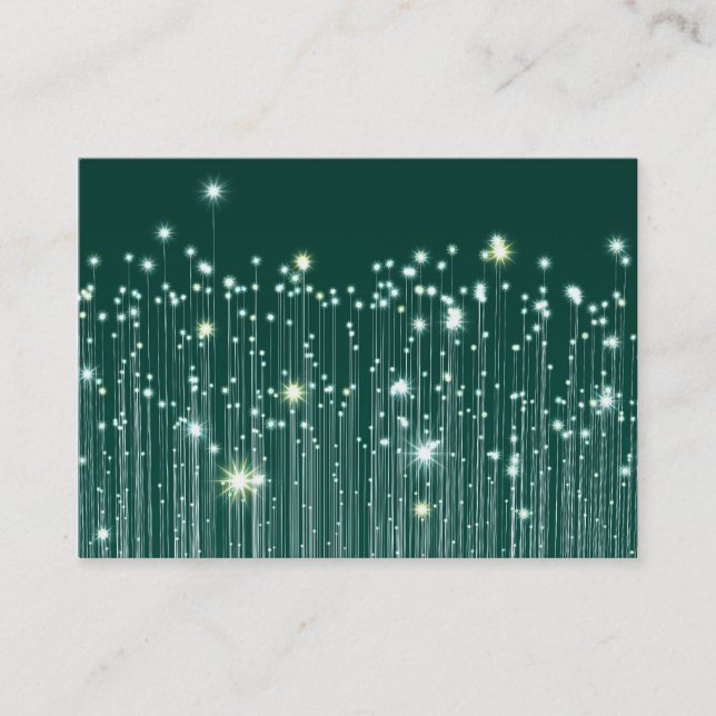 Tarjeta De Visita Universo de la fibra óptica (Anverso)