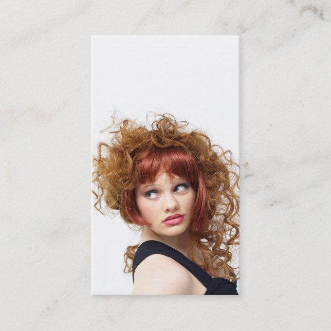 Tarjeta De Visita Updo inspirado (Anverso)