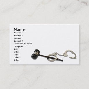 Tarjeta De Visita UpholdingLaw073110, nombre, dirección 1, direcci