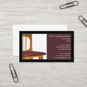 Tarjeta de visita Upholsterer