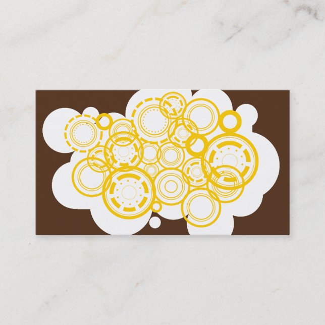 Tarjeta De Visita Urban Retro diseño business card (Anverso)