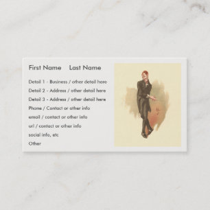 Tarjeta De Visita Uriah Heep de Kyd de David Copperfield