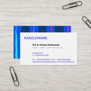 Tarjeta De Visita Uso profesional claro moderno