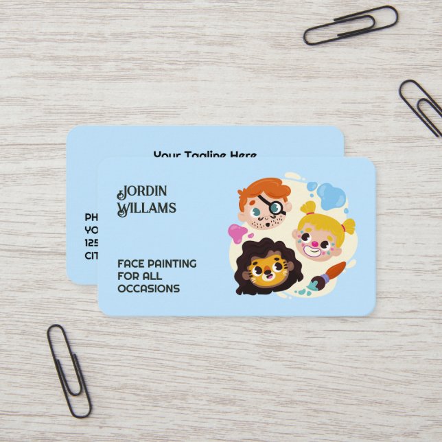 Tarjeta De Visita usuario de Facebook (Anverso/Reverso In Situ)