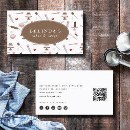 Tarjeta De Visita Utensilios de cocción y cocción Panadería Cocina C