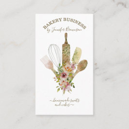 Tarjeta De Visita Utensilios de hornear Cocina Cocinera