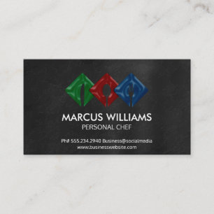 Tarjeta De Visita Utensilios de Restaurante   Cocina de Restaurante