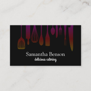 Tarjeta De Visita Utensilios modernos de cocina de Moda para cocinar