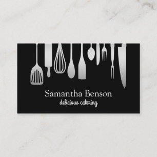 Tarjeta De Visita Utensilios modernos de cocina de Moda para cocinar
