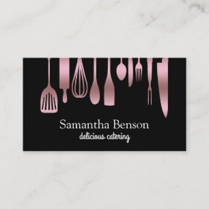 Tarjeta De Visita Utensilios modernos de cocina de Moda para cocinar