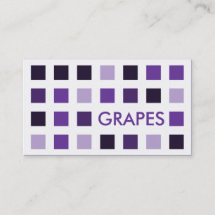 Tarjeta De Visita UVAS (cuadrados mod)
