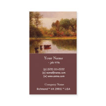 Vacas En Un Paisaje Agudo Albert Bierstadt