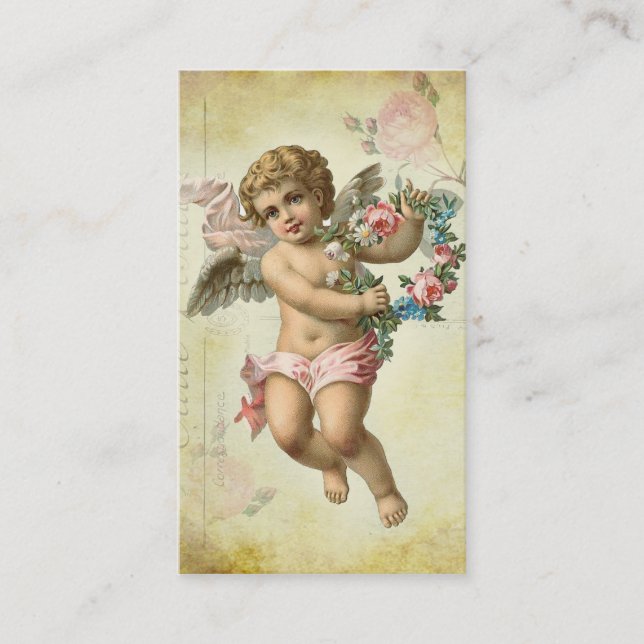 Tarjeta De Visita Valentine Cherub (Anverso)