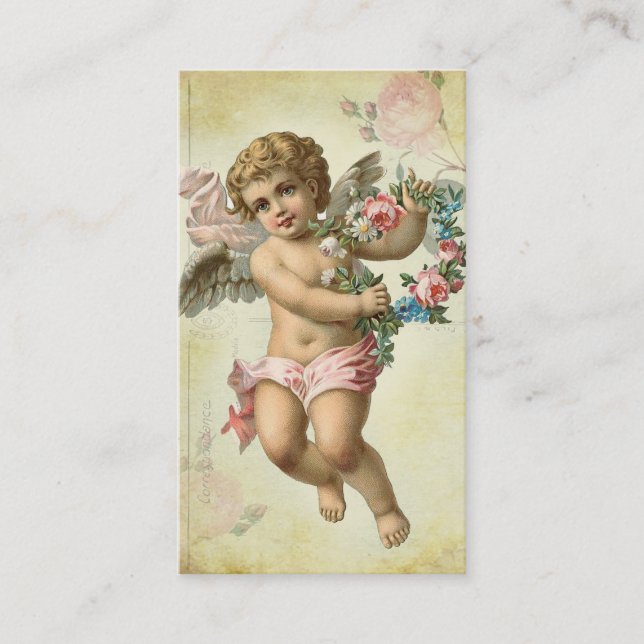 Tarjeta De Visita Valentine Cherub (Anverso)