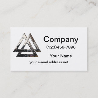 Tarjeta De Visita Valknut - plata