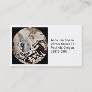 Tarjeta De Visita Valkyrie lleva héroe a Valhalla