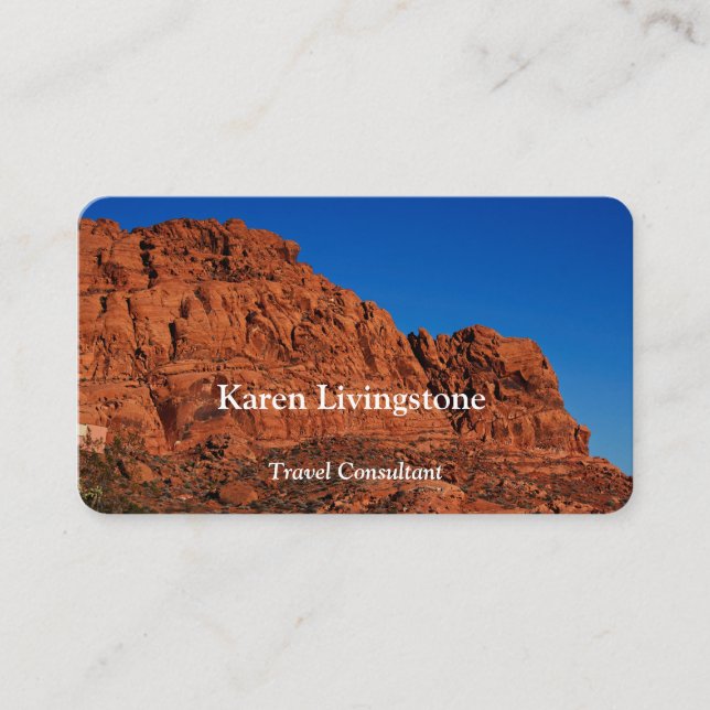 Tarjeta De Visita Valle del Fuego (Anverso)