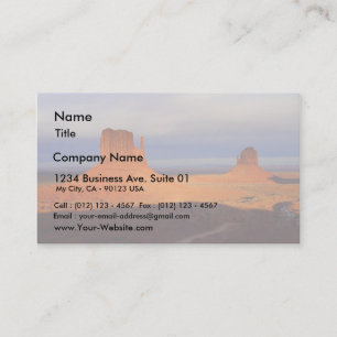Tarjeta De Visita Valle del monumento