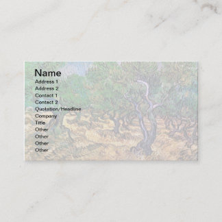Tarjeta De Visita Van Gogh - Olivar