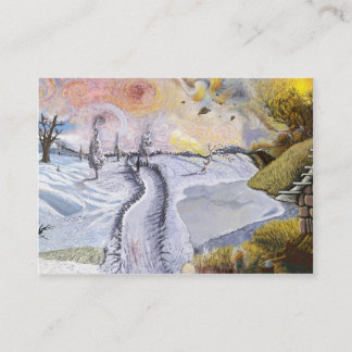 Tarjeta De Visita Van Gogh: Paisaje del invierno